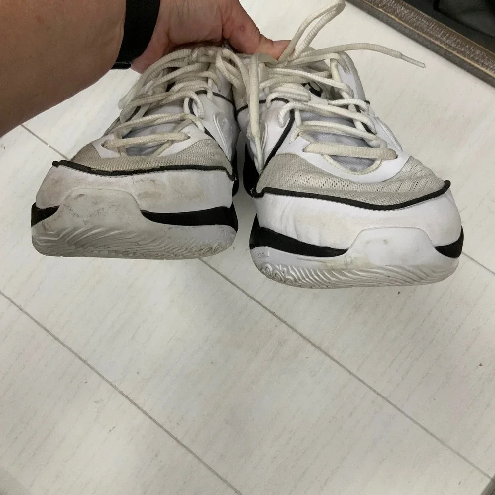 Nike KD 16 Basketball Shoes White Black Mens Size 12 Sneakers‎